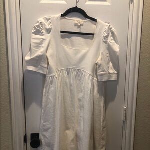 Entro Cream Mini Dress